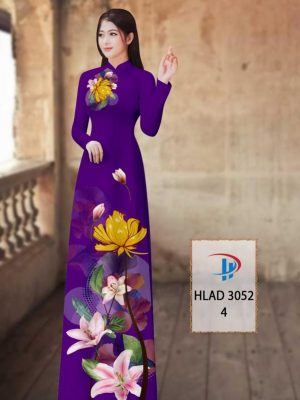 Vải Áo Dài Hoa Ly AD HLAD3052 48